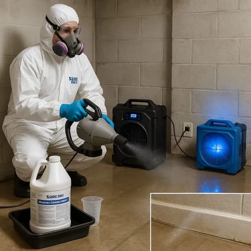 Sanitization and Odor Removal process in Baiting Hollow, NY